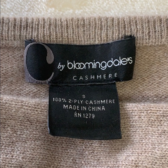 Cardigan leopard by Bloomingdales cashmere - Picture 3 of 5
